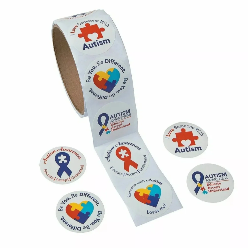 Autism Awareness Bundle -36 Bracelets, 24 Magnets, 24 Pencils and 900 Stickers